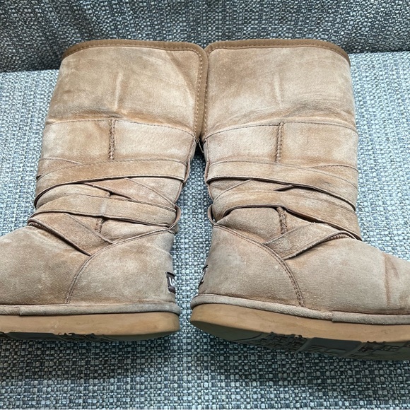 LAM. Juniper Women's Boots Size 9 Tan Suede Leather - Picture 2 of 8